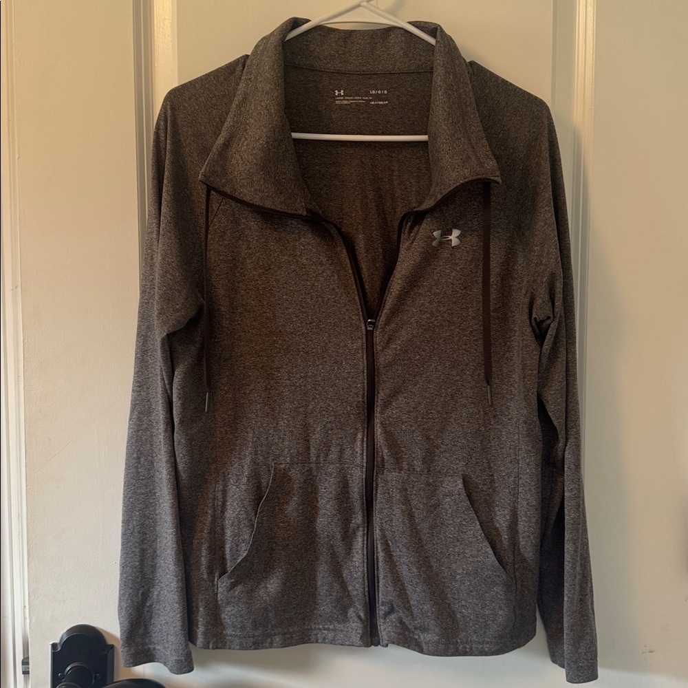 Under Armour Light weight Charcoal Full-Zip Jacket